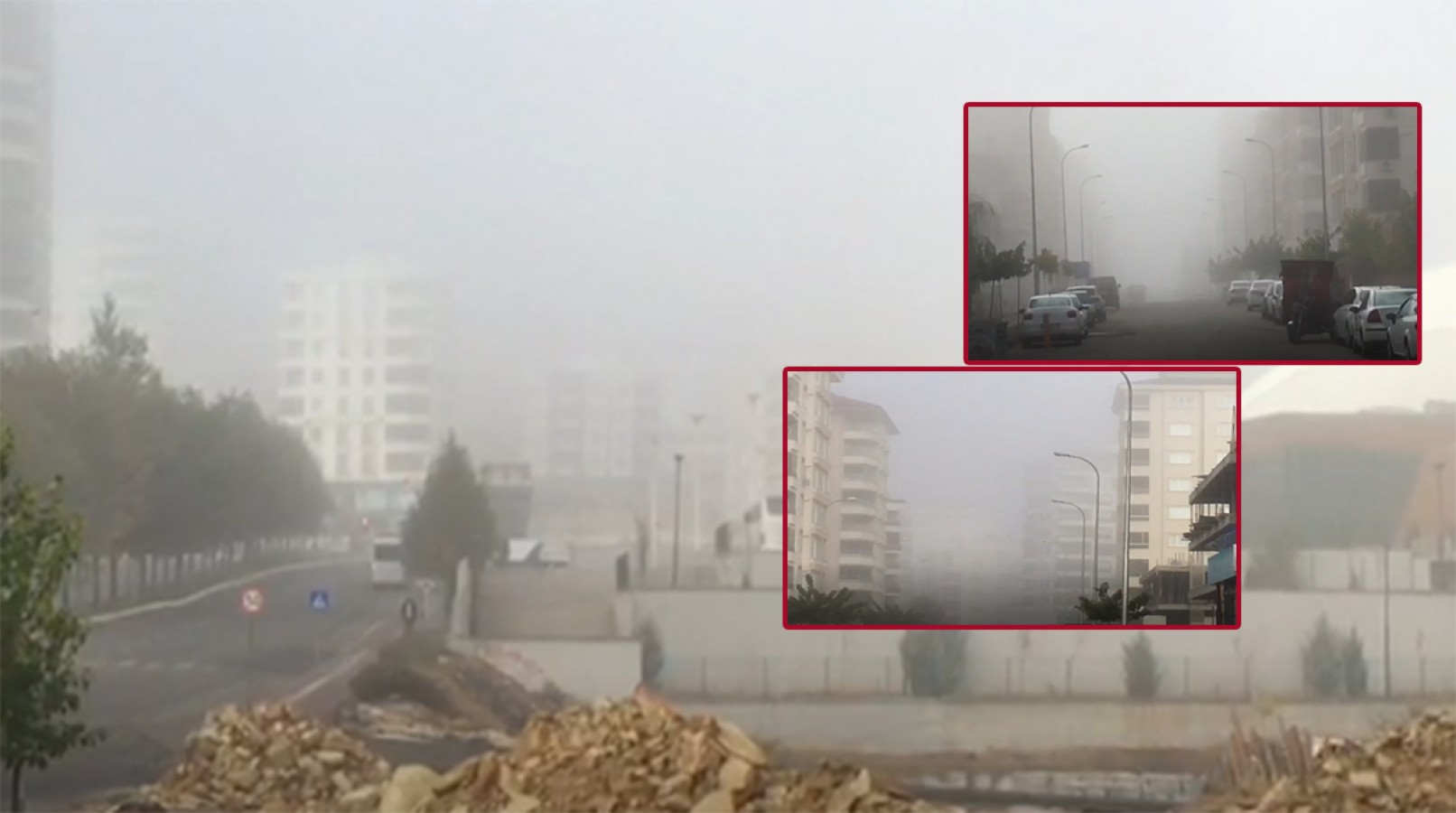 Urfa’da sabah saatlerinde yoğun sis etkili oldu;