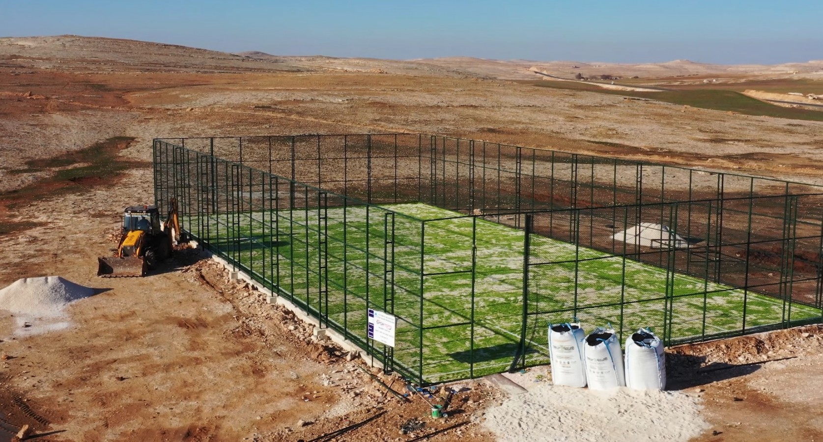 Eyyübiye’de beş halı sahanın daha yapımına başlandı