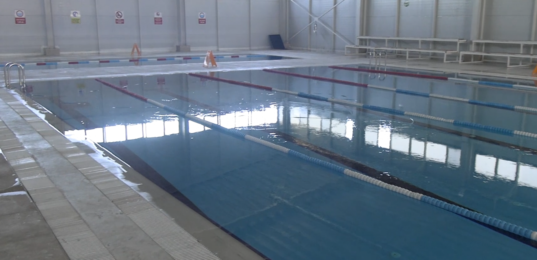 Viranşehir’de yüzme havuzu kışın da hizmette olacak;
