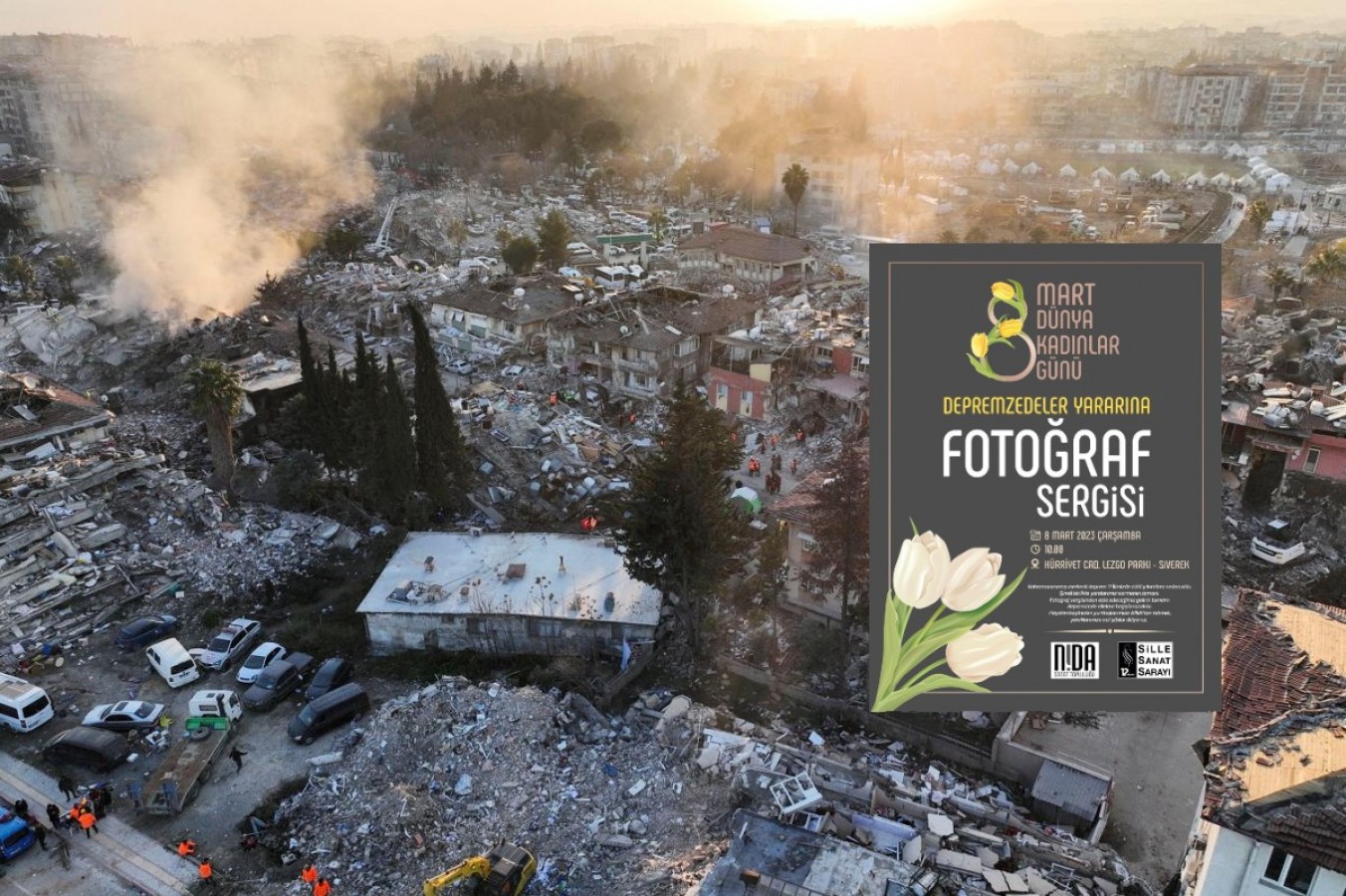 Depremzedeler yararına Siverek'te fotoğraf sergisi düzenlenecek;