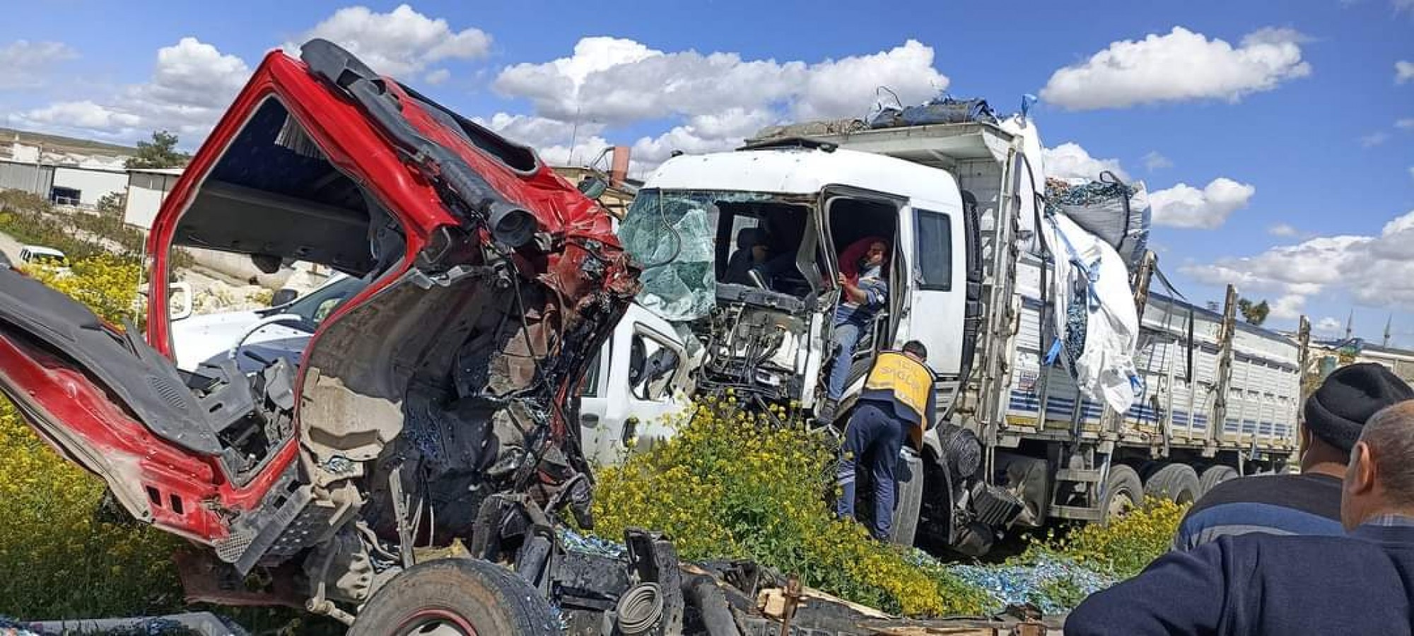 Şanlıurfa’da zincirleme trafik kazası;