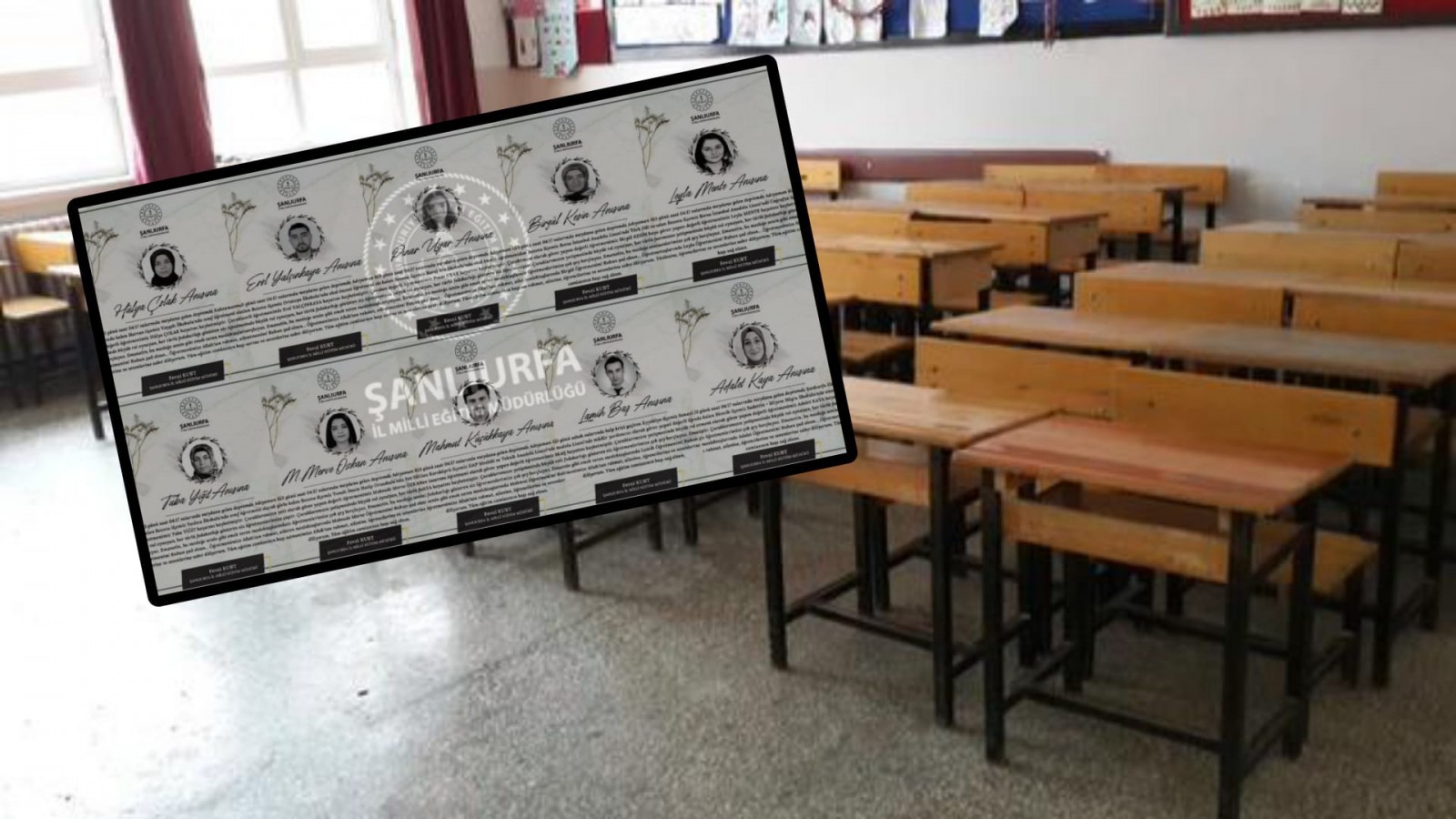 Urfa’da eğitimde depremde vefat eden 13 öğretmenin üzüntüsü yaşanıyor;