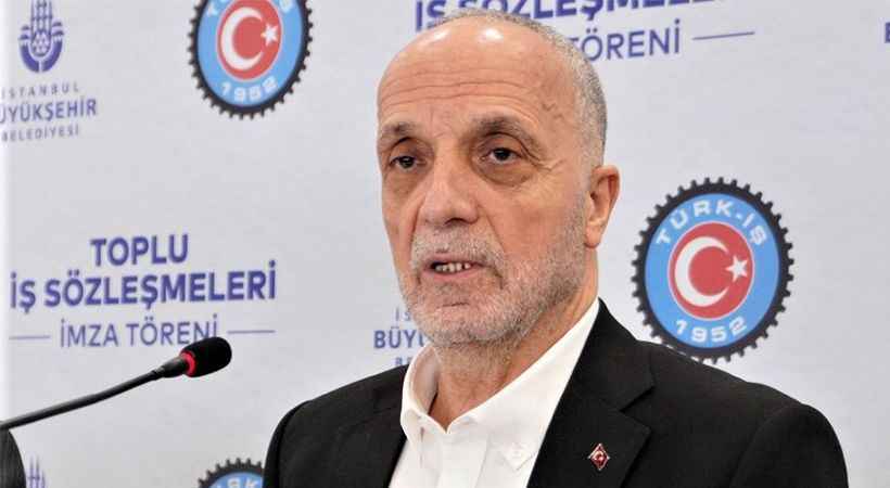 Türk-İş Başkanı Atalay, hükümetin kamu işçisine zam teklifini açıkladı;