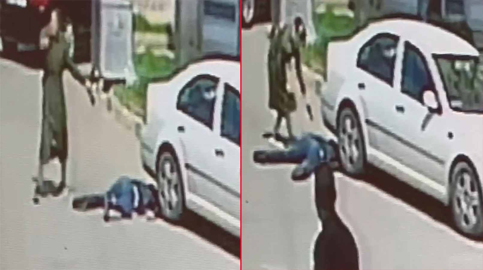 Urfa’daki namus cinayeti güvenlik kamerasında;