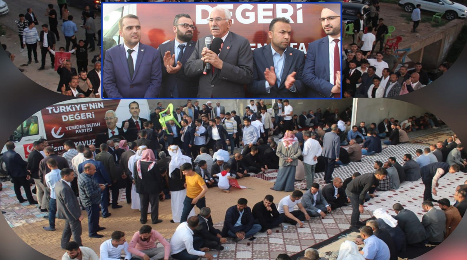 Yeniden Refah Partisi Urfa milletvekili adayları davete katıldı;