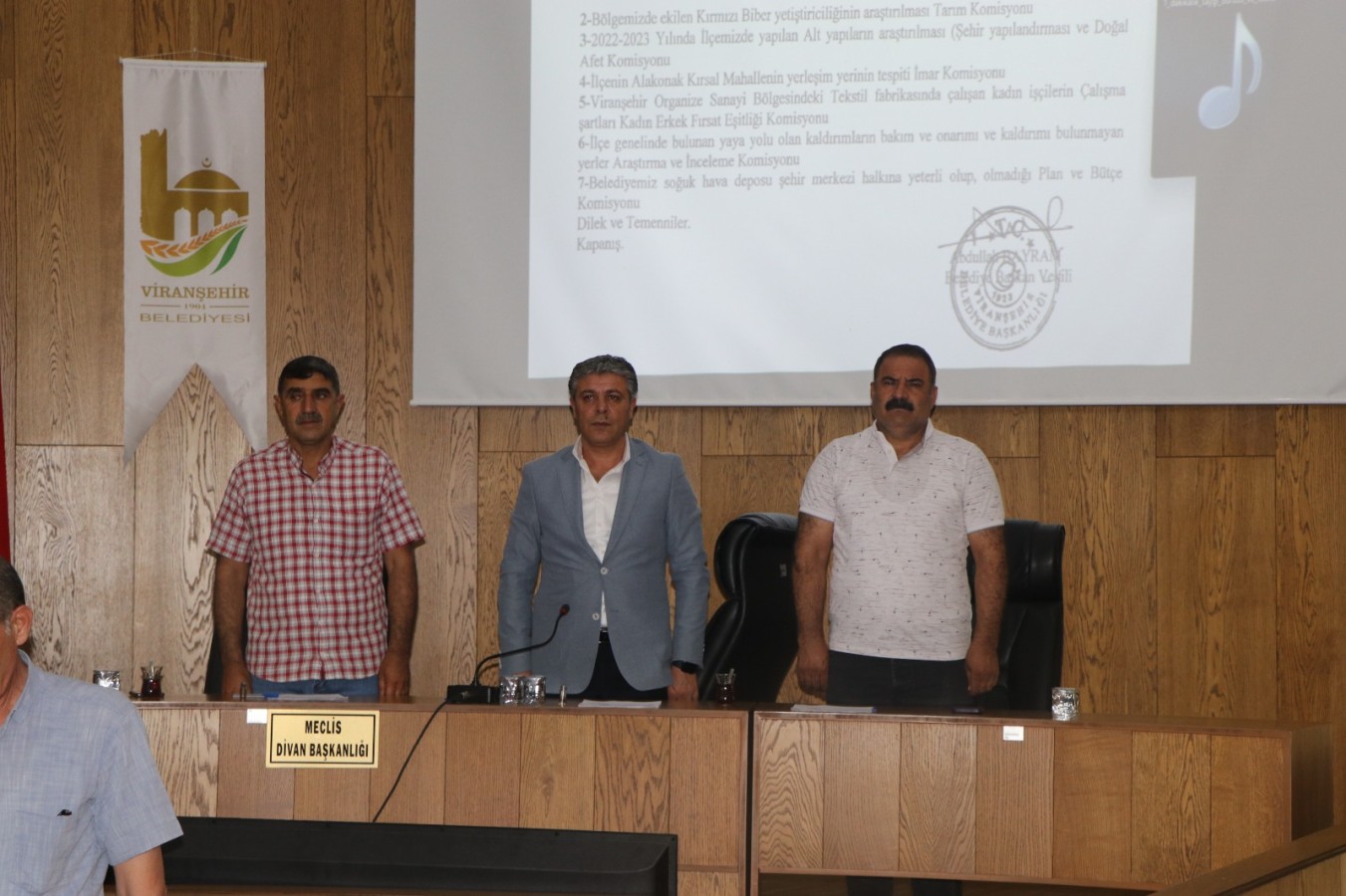Viranşehir Belediyesi haziran ayı meclis toplantısı yapıldı;