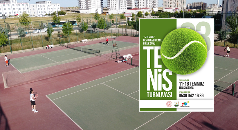 Büyükşehir’den tenis turnuvası;